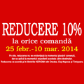 Reducere 10% la Kerigma in perioada 25 februarie - 10 martie 